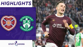 Hearts 30 Hibernian  Shankland Double Seals Derby Win  cinch Premiership [upl. by Erbas]