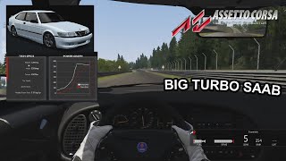 539HP SAAB 93 Aero Viggen Assetto Corsa Mod [upl. by Orabla494]