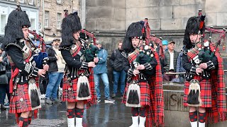 Highland Cathedral by 1st Battalion Scots Guards Pipes and Drums at St Giles Cathedral [upl. by Etnoek]