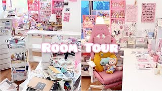 Room amp Desk Makeover Kawaii ft Thiệt nhiều Stickers Washi Tape A huge stationery haull [upl. by Hertzog]