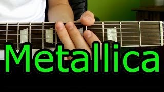 Jak zagrać  Metallica  Enter Sandman  Riff  Lekcja HD [upl. by Chad]