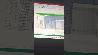 Ms Excel Advance trick For Attendance sheet for office use sheet trending shorts shortvideo [upl. by Childers]