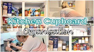 KITCHEN DECLUTTER amp ORGANISATION UK  Kitchen Cupboard Storage Ideas [upl. by Sukramaj]