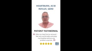 Laparoscopic Nissen Fundoplication and Hiatal Hernia Repair  Advanced Heartburn Center  Testimony [upl. by Aubigny]