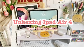 Unboxing máy tính bảng giá rẻ phù hợp cho học sinh Review Ipad Air 4  Pencil 2 [upl. by Isabelle]