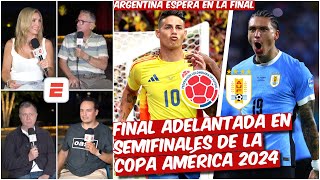 Si URUGUAY PIERDE será ante UN EQUIPAZO como es COLOMBIA ARGENTINA espera en Miami  Copa América [upl. by Lebasi]