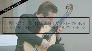 Introduction and Variations on a Theme by Mozart  Fernando Sor played by Sanel Redžić [upl. by Akihdar]