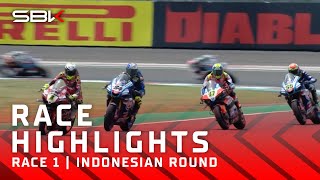 Race 1 HIGHLIGHTS as Bautista amp Razgatlioglu shine at Mandalika ☀️  IDNWorldSBK 🇮🇩 [upl. by Soirtemed]