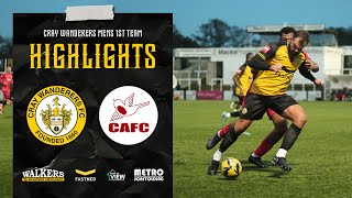 Cray Wanderers VS Carshalton Athletic  1  0  HIGHLIGHTS  Isthmian Premier League [upl. by Ecirum]