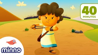 7 ACTIONPACKED Bible Stories for Kids David vs Goliath Jonah and the Whale amp More [upl. by Gusta482]