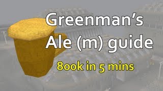 RS Money making guide  Greenmans Ale m  800k in 5 mins [upl. by Anihsit]