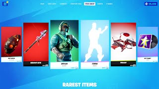 Fortnite Top RAREST Items [upl. by Amehr]