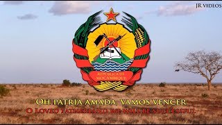 National Anthem of Mozambique PTEN lyrics  Hino nacional de Moçambique [upl. by Wadesworth685]