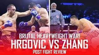 🔥 FILIP HRGOVIC VS ZHILEI ZHANG  BRUTAL SLUGFEST amp CONTROVERSY POST FIGHT REVIEW NO FOOTAGE 🔥 [upl. by Hamlani691]