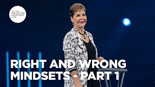 Right and Wrong Mindsets  Part 1  Joyce Meyer  Enjoying Everyday Life Teaching [upl. by Azaria718]