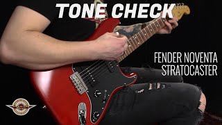 TONE CHECK Fender Noventa Stratocaster Guitar Demo  No Talking [upl. by Anatlus]