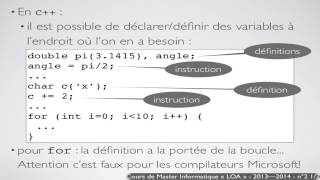 Langage C  n°2 p1  C  un C étendu   Univ Paris Diderot [upl. by Cioban719]