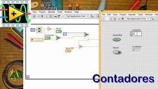 Contadores LabVIEW [upl. by Ileana184]