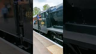 Steam Locomotive in Action at Rothley Station  Great Central Railway steamlocomotive steamtrain [upl. by Currier]