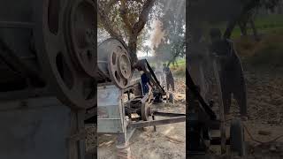 how to start old threshing machine shortsfeed peterengine viral video experiment [upl. by Sioled]