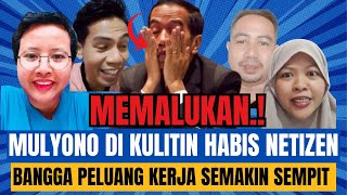 MEMALUKAN JOKOWI DI KULITI HABIS OLEH NETIZEN PELUANG KERJA SEMAKIN SEMPIT [upl. by Hanako]