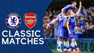 Chelsea 60 Arsenal  Record Win In Wengers 1000th Game  Premier League Classic Highlights [upl. by Noyr226]