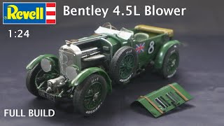 制作 Bentley 45L Blower Revell 124 Full Build [upl. by Gael]