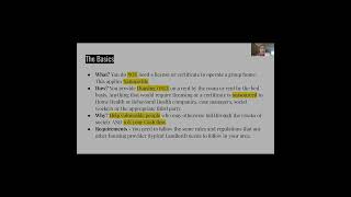 Hannah Casey with Good Steward Acquisitions talks about Unlicensed Group homes [upl. by Azeel]