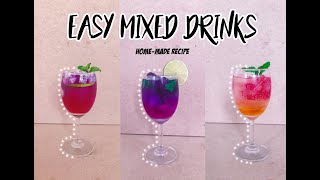 EASY DRINKS  HOMEMADE RECIPE  Tự làm đồ uống tại nhà [upl. by Wystand]