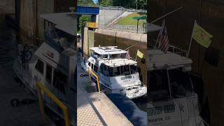 Lock 42 Couchiching TrentSevern Waterway greatloop canada boat boatlife [upl. by Eila707]