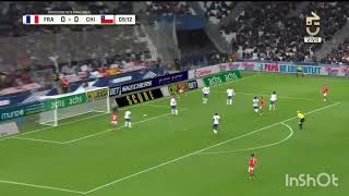 Gol de Marcelino Nuñez  Francia 32 Chile  Amistoso Internacional 2024 [upl. by Aihpledalihp40]