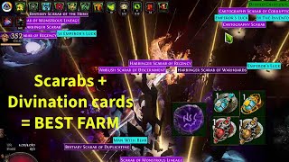 Trying max Divination card Farming on T17  PoE  324 Std [upl. by Eneryt]