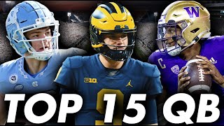 Ranking the 100 BEST QBs in College Football 115 [upl. by Aihpos895]