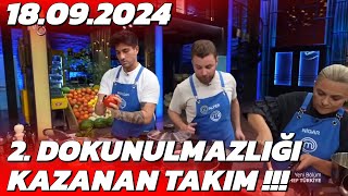 MasterChef 18 Eylül İkinci Dokunulmazlık Oyununu Kazanan Takım Belli Oldu  Yeni Bölüm Fragmanı [upl. by Neeham131]