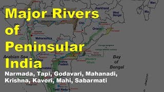 Peninsular Rivers of India  Geography UPSC IAS NDA CDS SSC CGL [upl. by Sharl977]