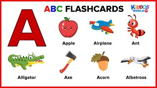 ABC Alphabet Video Chart  Learning The Letters and English Vocabulary for Preschool [upl. by Zoilla]