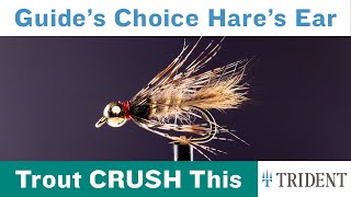 Guides Choice Hares Ear Fly Pattern Tutorial [upl. by Adel]