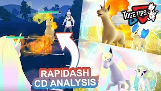 How Good is Wild Charge Rapidash  Pokémon Go Community Day Analysis [upl. by Anirret]