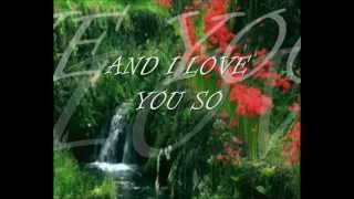 And I love you so By Don Mclean lyrics [upl. by Eveline]