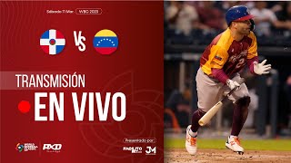 EN VIVO República Dominicana 🇩🇴 vs Venezuela 🇻🇪  Juego 1  Clásico Mundial de Béisbol [upl. by Dallman]