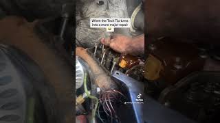 Easiest 73 Powerstroke injector removal gone wrong [upl. by Leacock509]