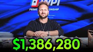 1386280 to First at WPT Prime Championship FINAL TABLE [upl. by Appleby928]