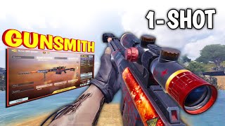 THE 1 SHOT RYTEC AMR GUNSMITH is INSANE  SOLO vs SQUAD  COD MOBILE [upl. by Akinimod]