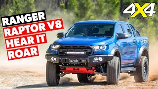 Coyote V8swapped Ranger Raptor by Killa Kustoms  4X4 Australia [upl. by Eirahs]