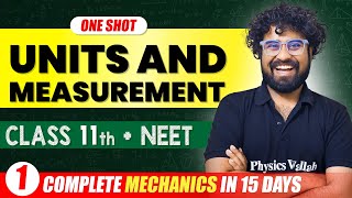 UNITS AND MEASUREMENT  Complete Chapter in One Video  ConceptsPYQs  Class 11 NEET [upl. by Cattan350]