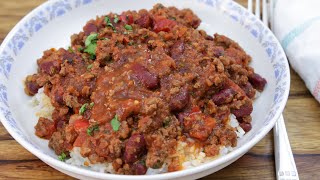 Chili Con Carne Recipe  How to Make Chili Con Carne [upl. by Adikram]