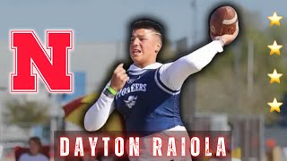 Dayton Raiola Recruitment UPDATE  Nebraska Closing In  Husker Football 2024 [upl. by Ettenaej]