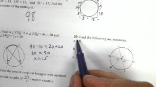 Geometry Semester 2 Review for Final Exam [upl. by Tiffa]