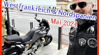 Motorrad Tour Westfrankreich 2024 [upl. by Brownson]