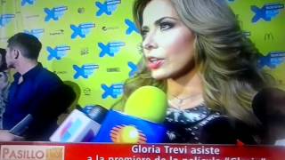 Gloria Trevi en la Alfombra de quotGloriaquotla película [upl. by Ahsote]